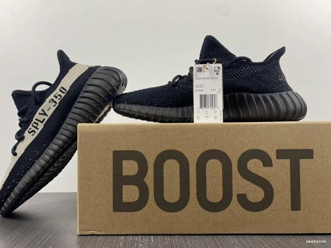 Yeezy White Core Adidas Boost BY1604 Black V2 350 1022